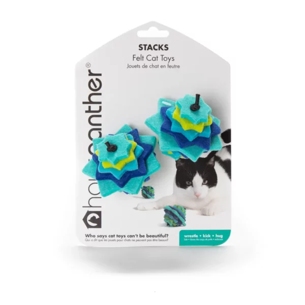 Stacks Felt Cat Toys (set of 2) - Image 3